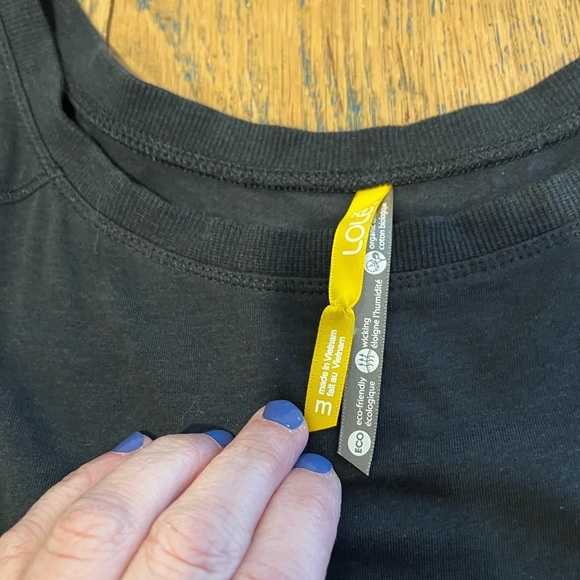 LOLË Black Sleeveless waist Ruched Dress size M - Picture 2 of 10